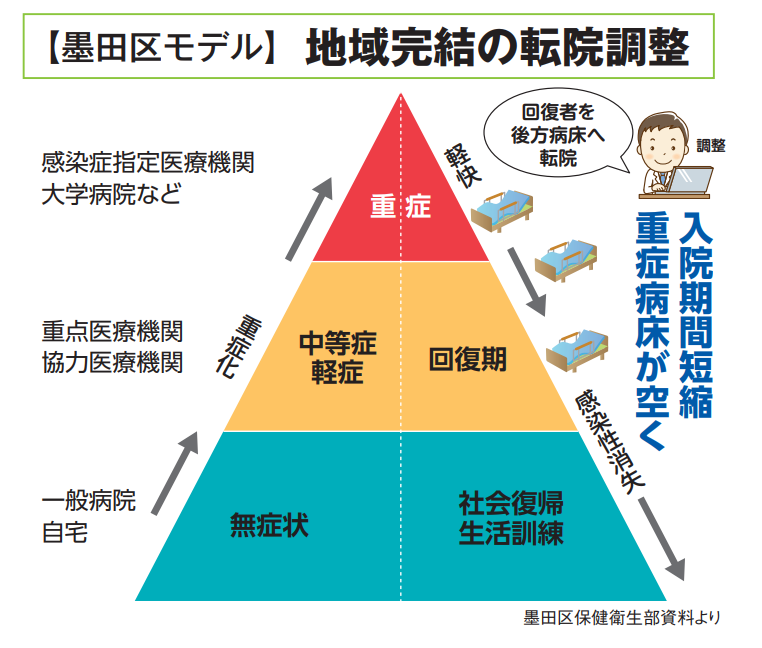 チーム公明党とも宣子実績コロナ対策墨田モデルの図解